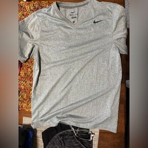 Nike Dri-FIT Heather Gray Tee